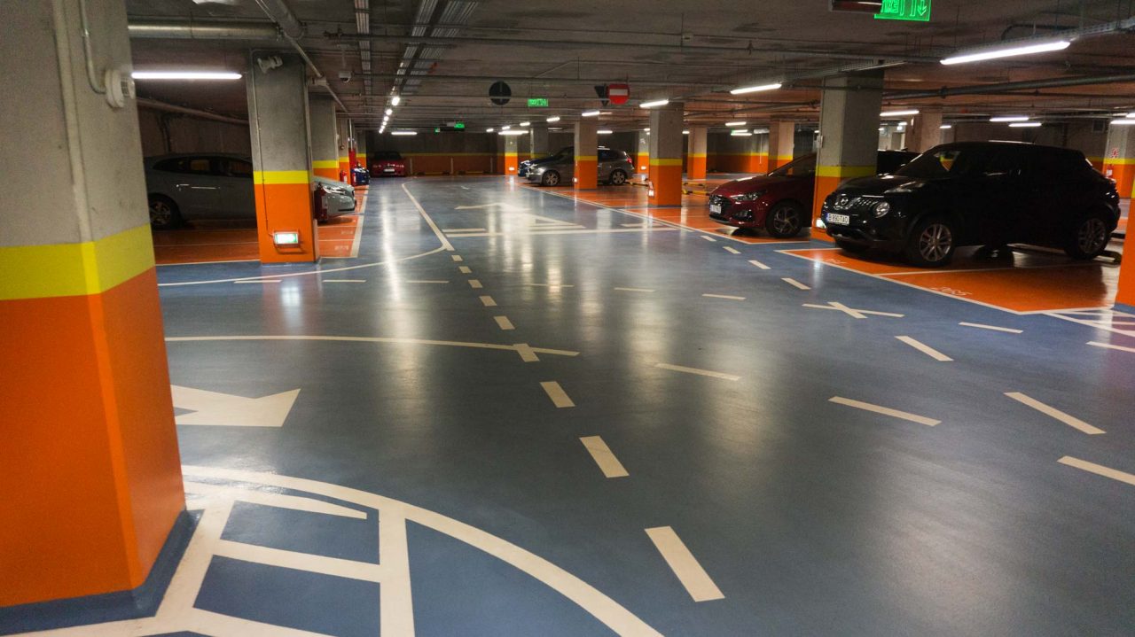 parking building floor