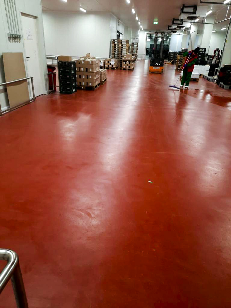 manufacturing and production resin flooring system