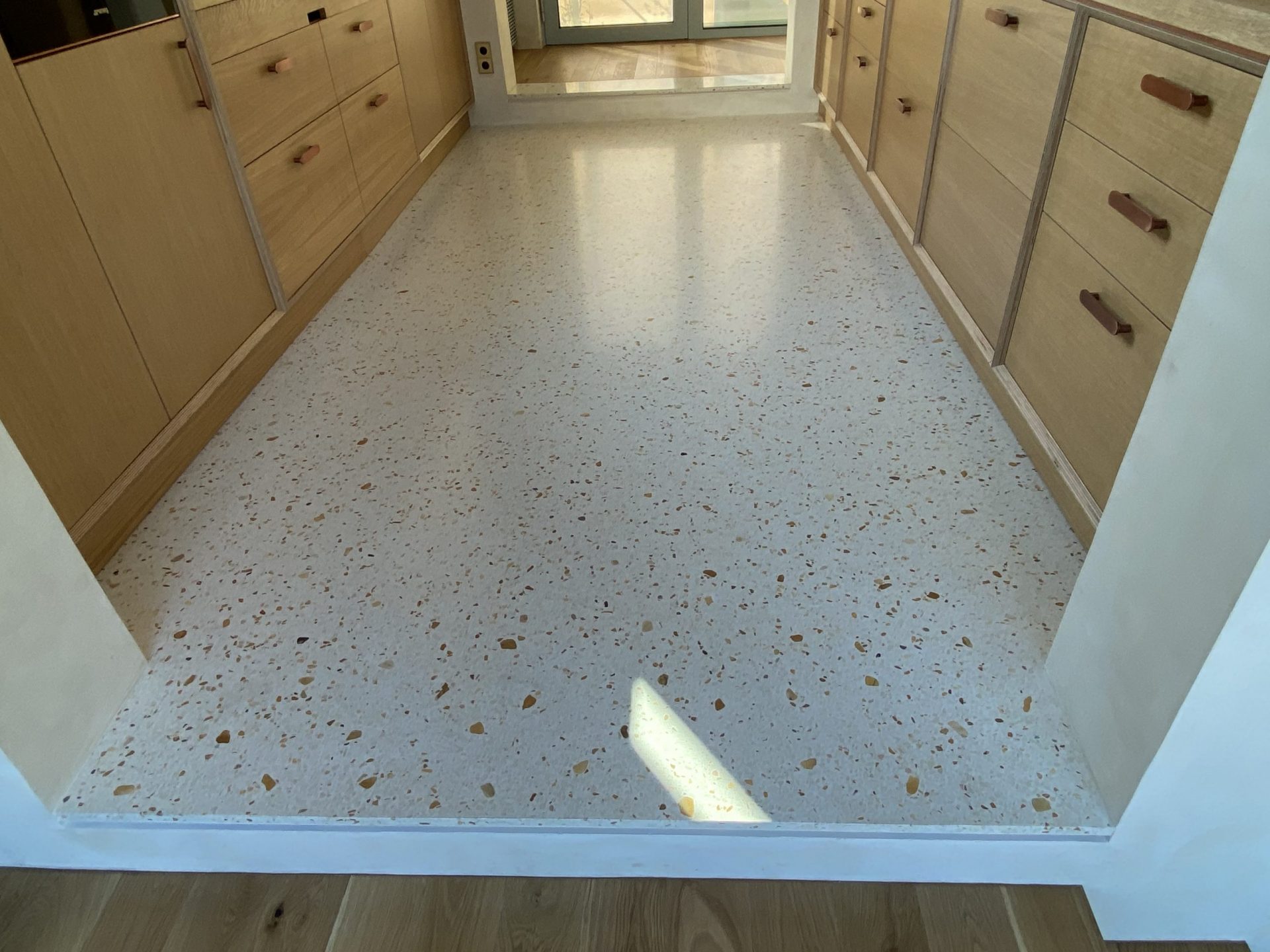 terrazzo kitchen flooring