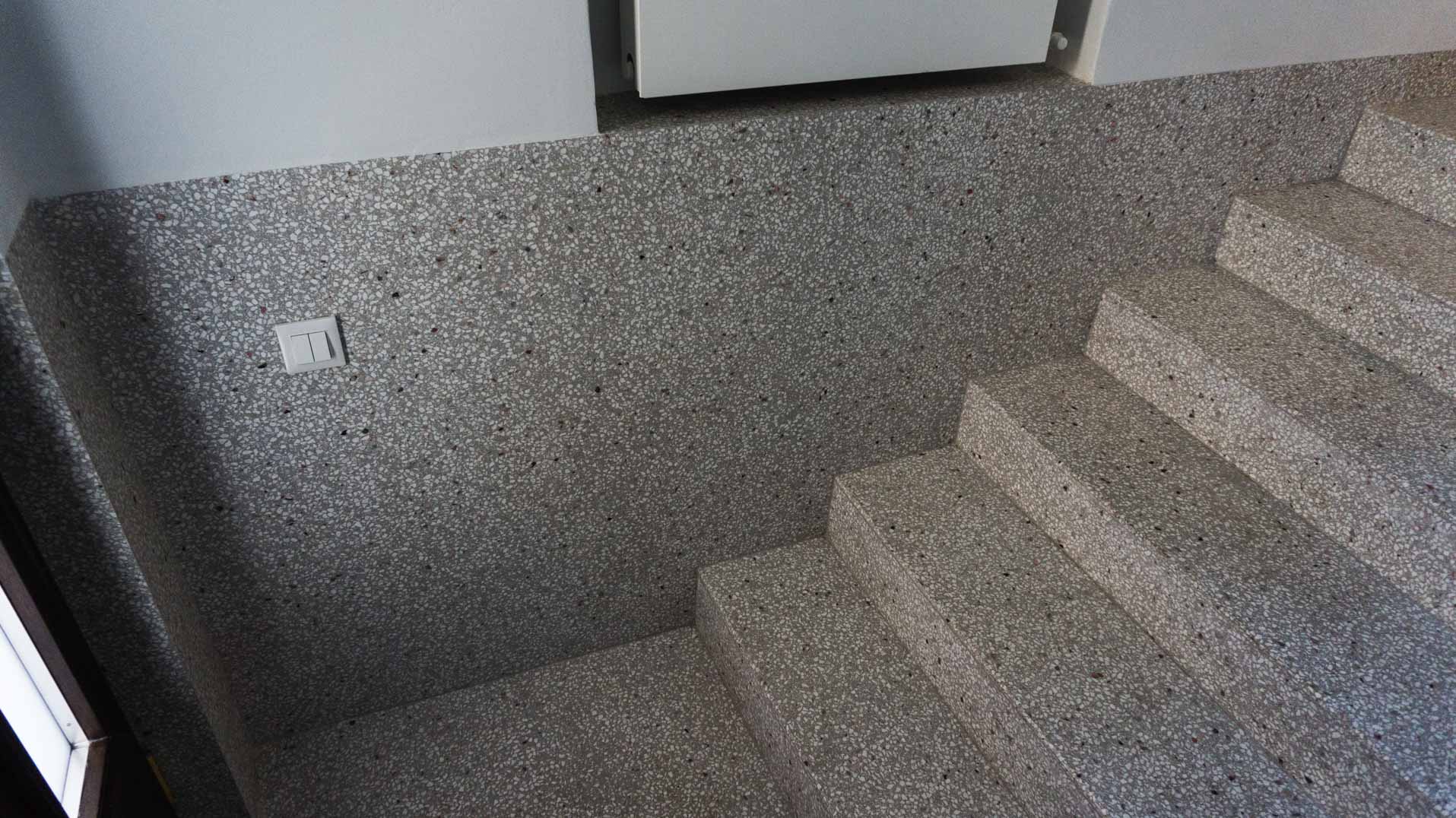custom terrazzo stairs