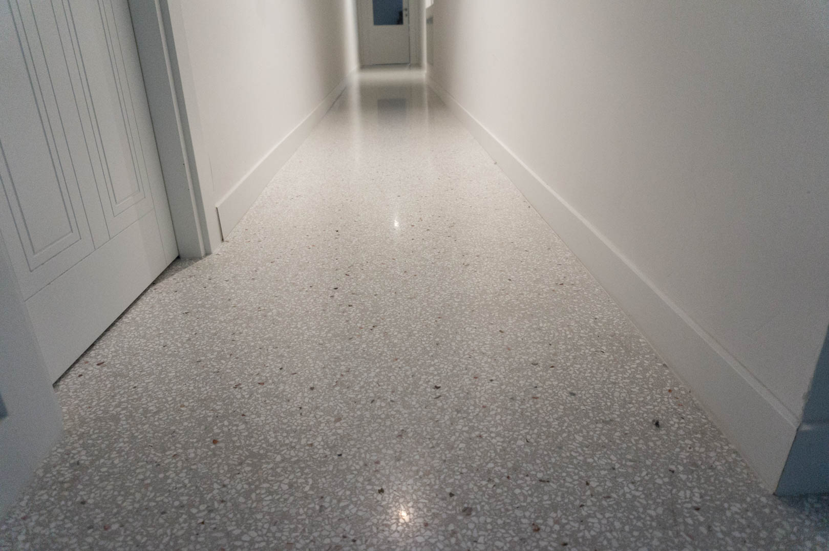 hallway terrazzo flooring